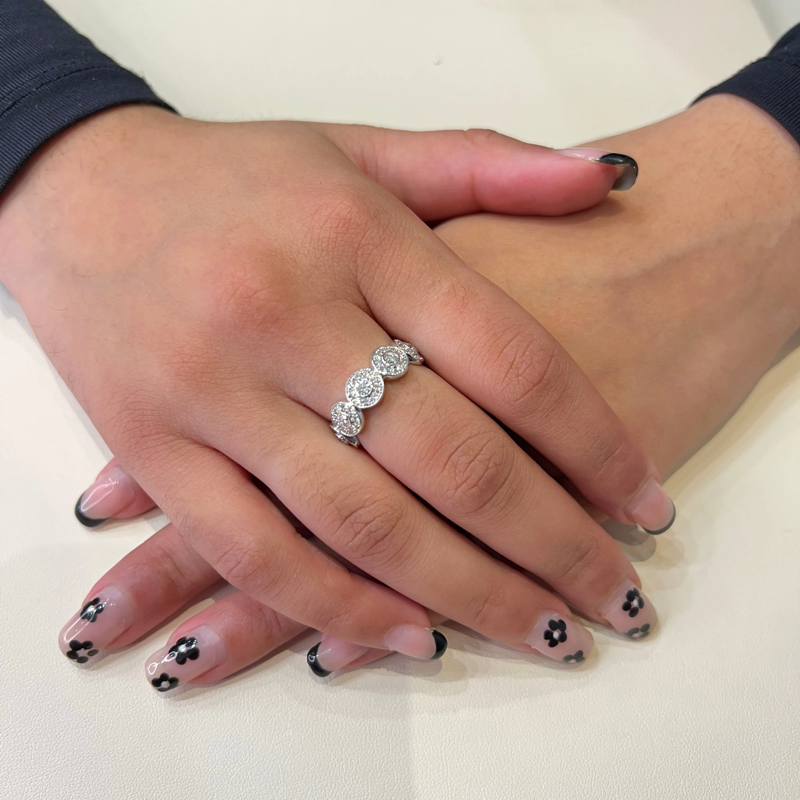 10K White Gold (1.00ct) Fancy Diamond Ring
