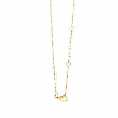 14K Diamond  Pave Heart Pendant Necklace Yellow Gold 0.38 ctw