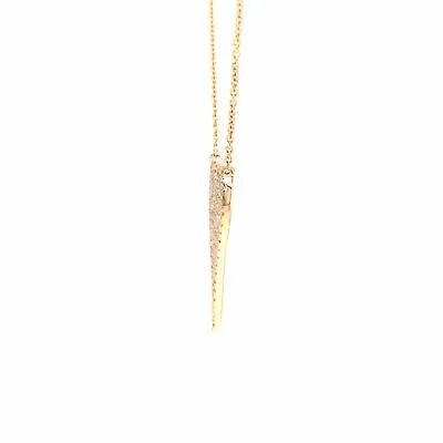 14K Diamond  Pave Heart Pendant Necklace Yellow Gold 0.38 ctw