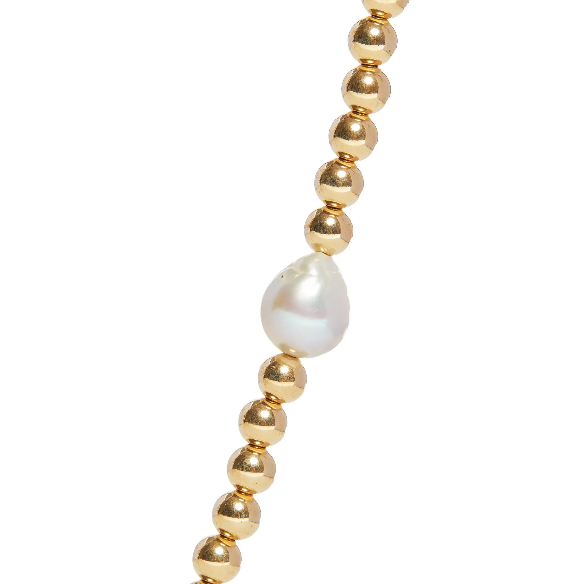 14k Gold Filled Olivia Necklace With Pearls