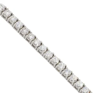 14k Gold Lab Diamond Tennis Chain 2.2 MM 8.1 CTW