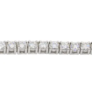 14k Gold Lab Diamond Tennis Chain 2.5 MM 11.2 CTW 5pt