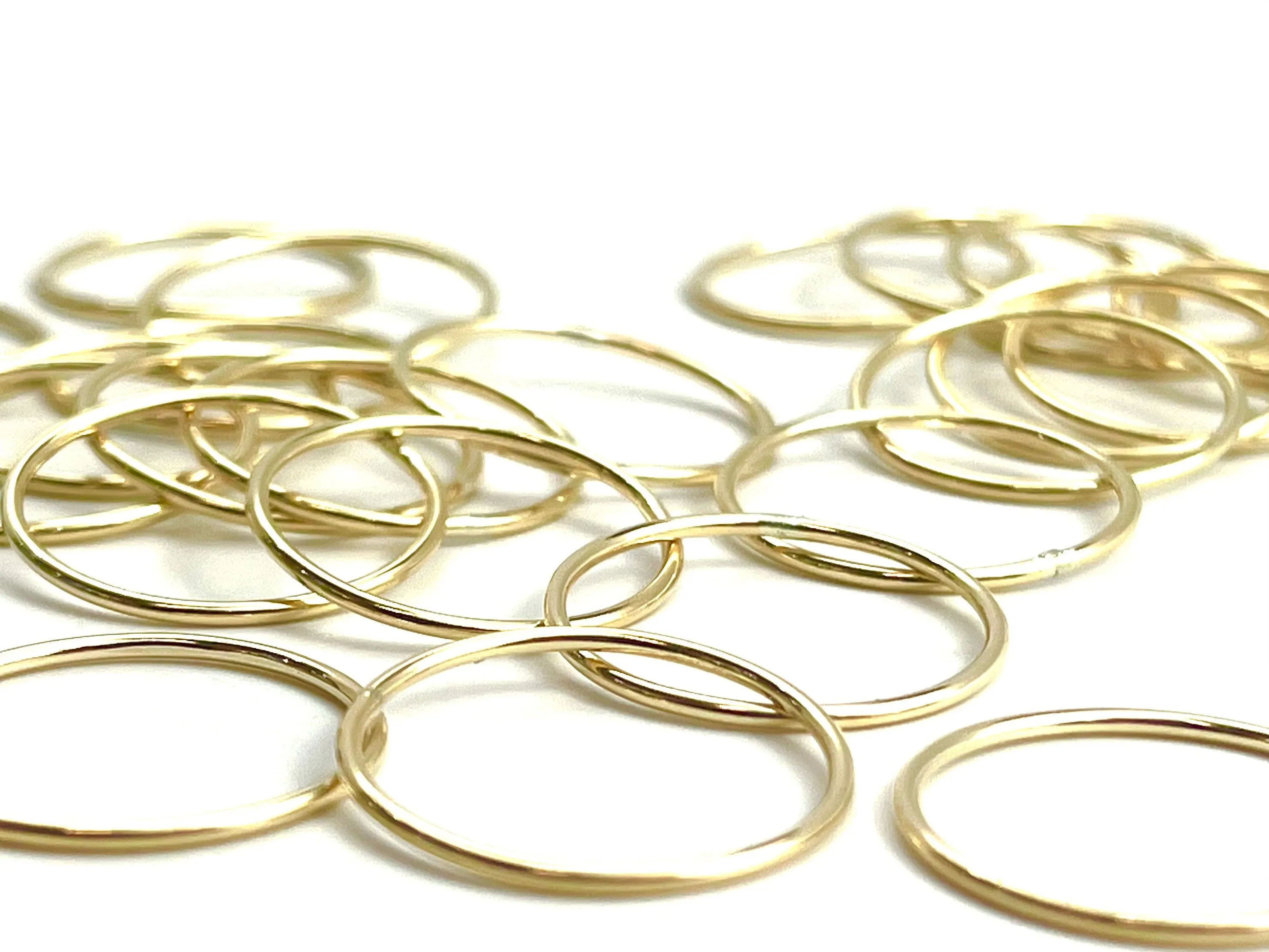 14KGF Circle Wire, Sku#620-2R