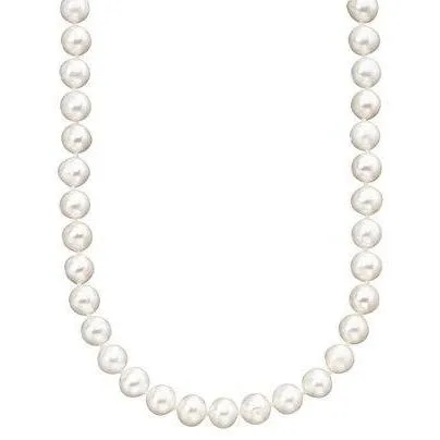 14kt White Gold 5-5.5MM Pearl Strand