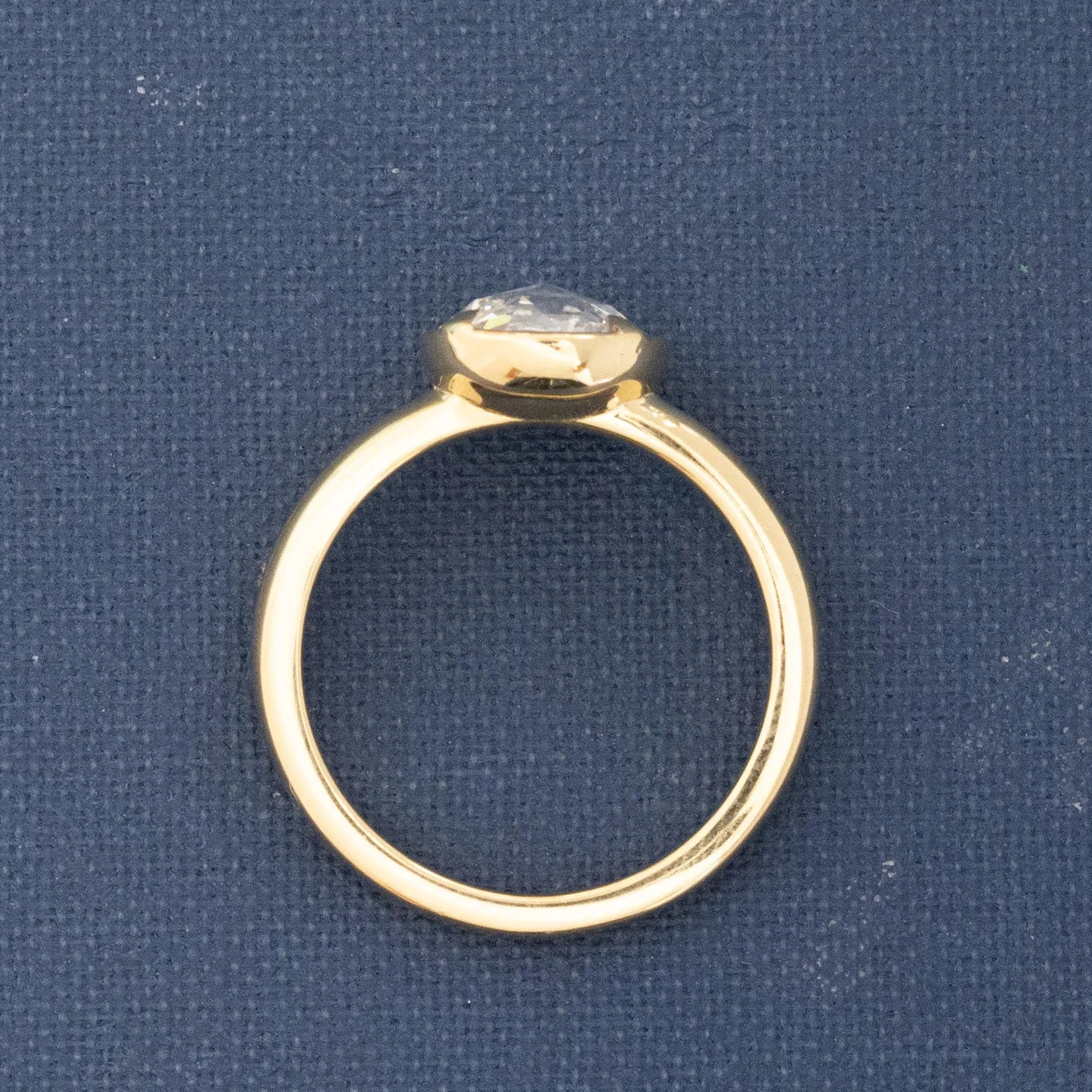 1.53ct Rose Cut Diamond Solitaire