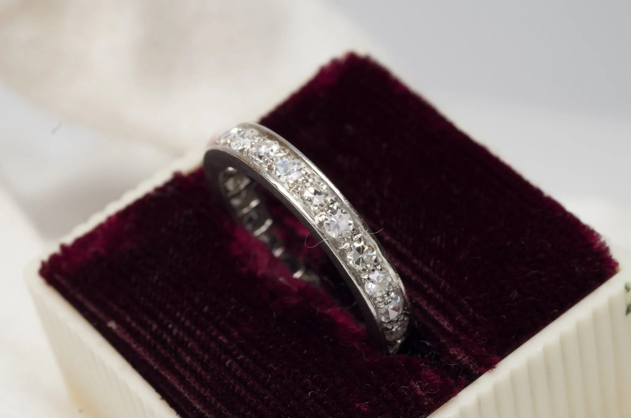 1CTW DIAMOND ETERNITY BAND IN PLATINUM