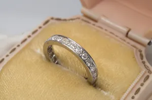 1CTW DIAMOND ETERNITY BAND IN PLATINUM