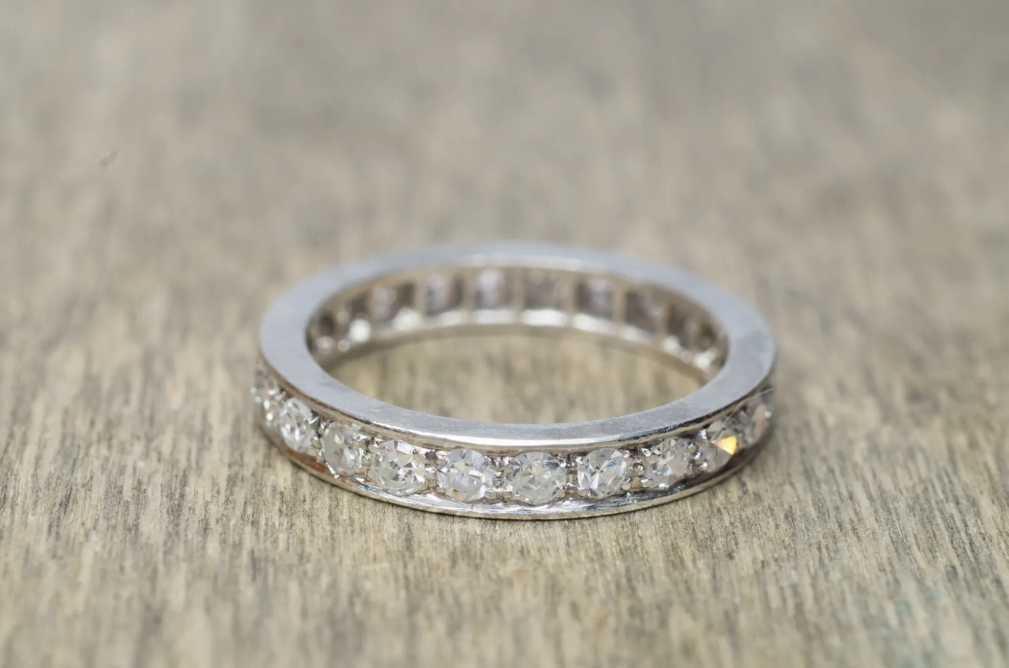 1CTW DIAMOND ETERNITY BAND IN PLATINUM