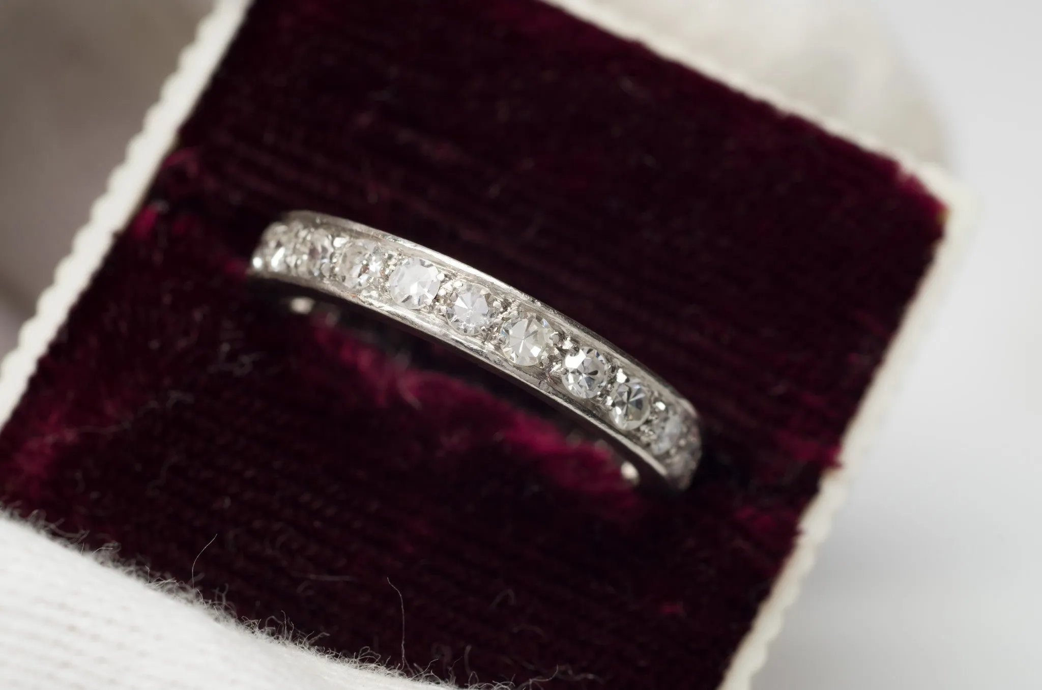 1CTW DIAMOND ETERNITY BAND IN PLATINUM