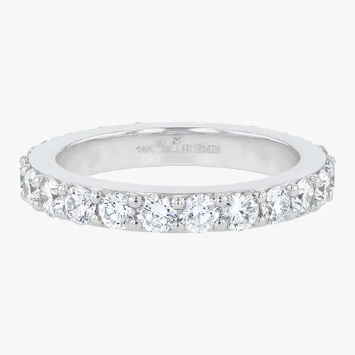 2 Carat Diamond Eternity Band Ring - 18K Gold | VS Clarity
