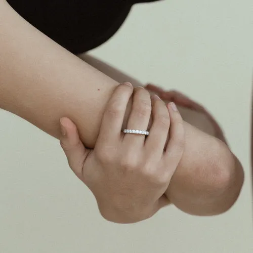 2 Carat Diamond Eternity Band Ring - 18K Gold | VS Clarity