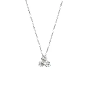 3 DIAMOND NECKLACE 14Kx1 GOLD (0.75 CTW)