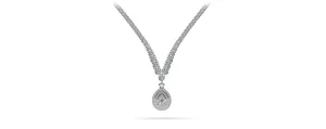 4 Prong Graduated V Diamond Lab-Grown Diamond Necklace with 8.19 ct.(finished)
