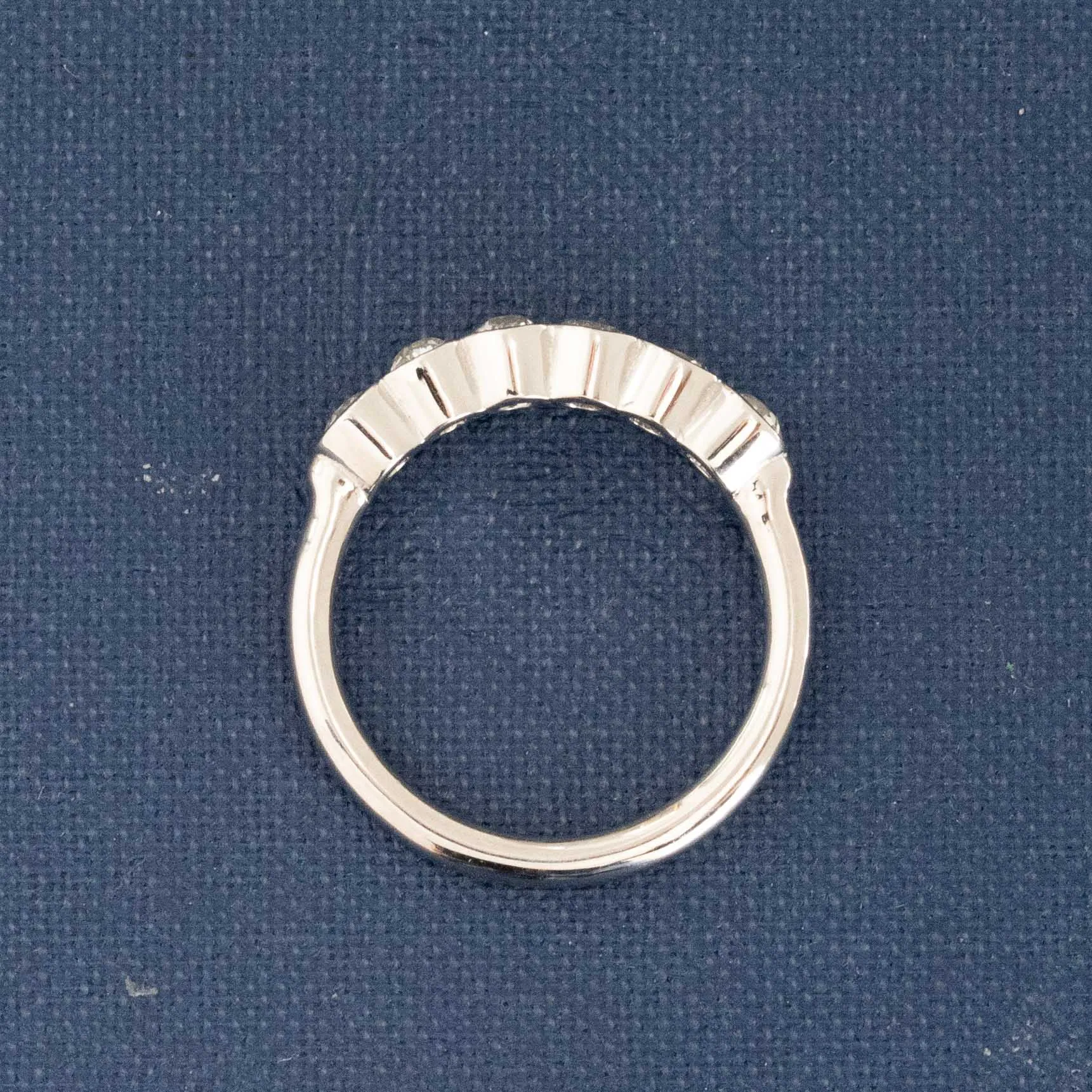 .47ctw Old European Cut Diamond 6-Stone Bezel Band