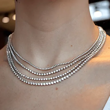 5.06ctw Diamond Tennis Necklace