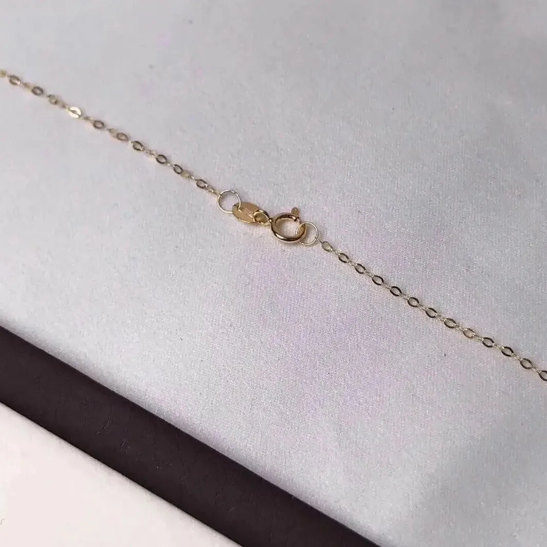 6.5-7.0 mm Japanese Akoya Pearl 18K Gold Tin Cup Necklace