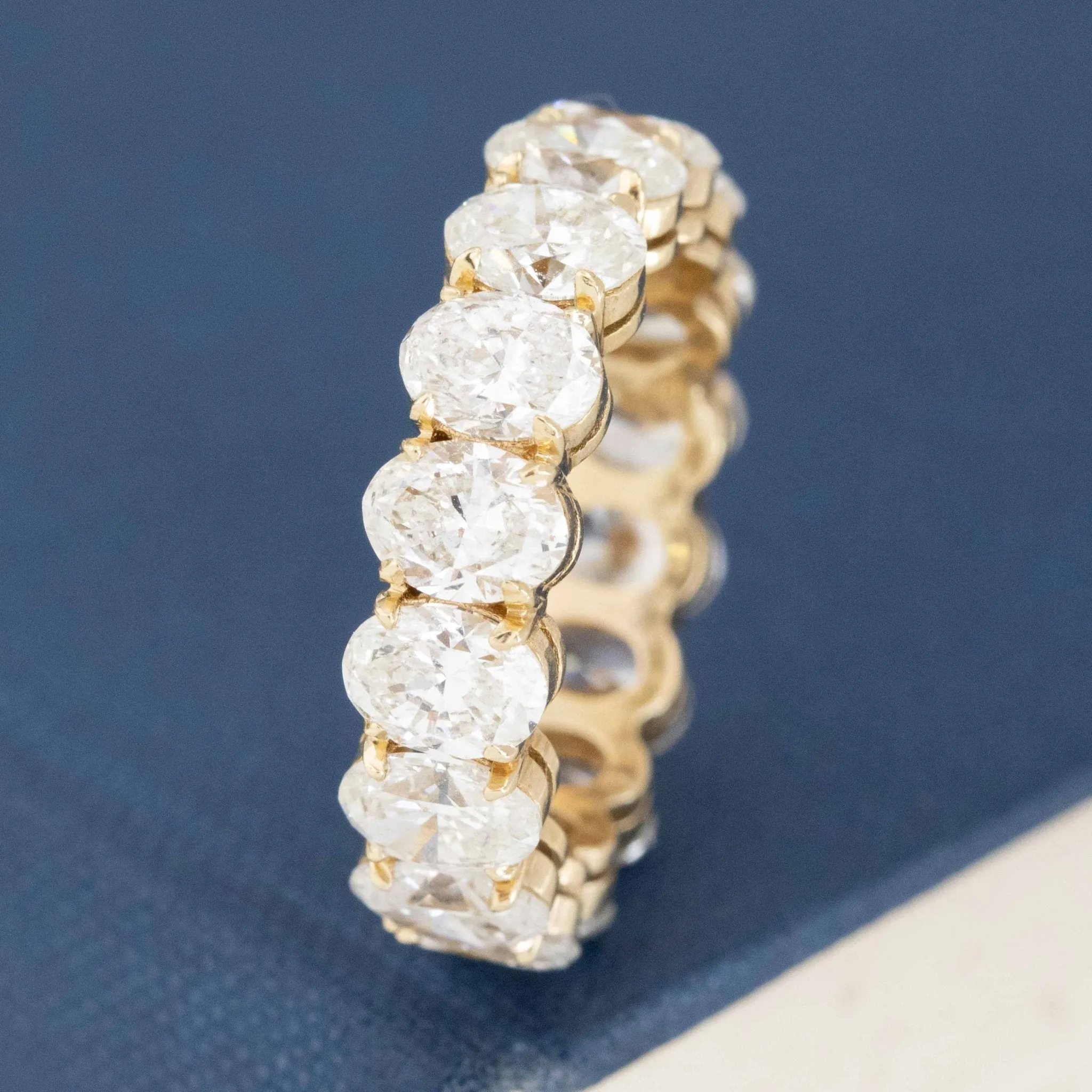 6.73ctw Oval Diamond Eternity Band