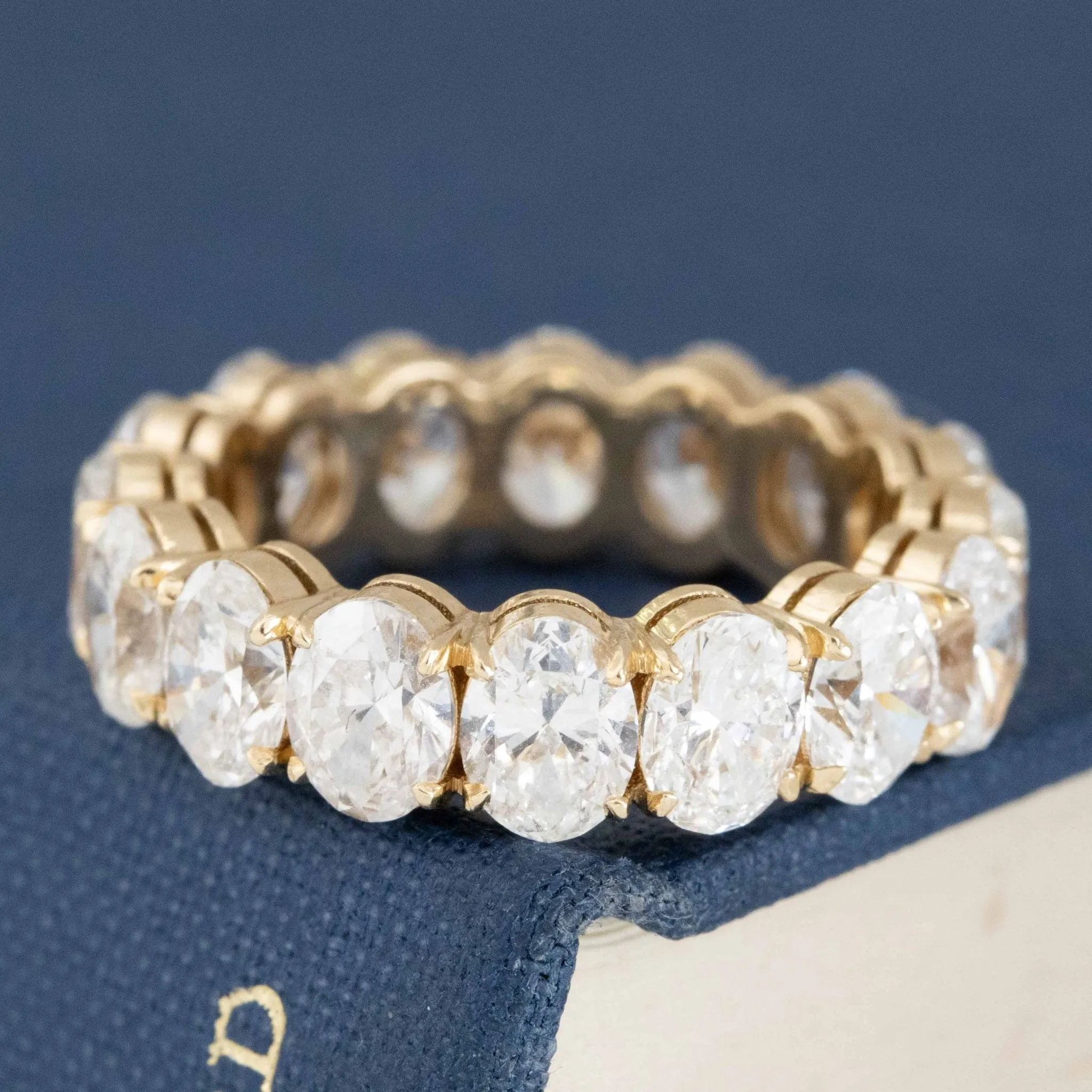 6.73ctw Oval Diamond Eternity Band
