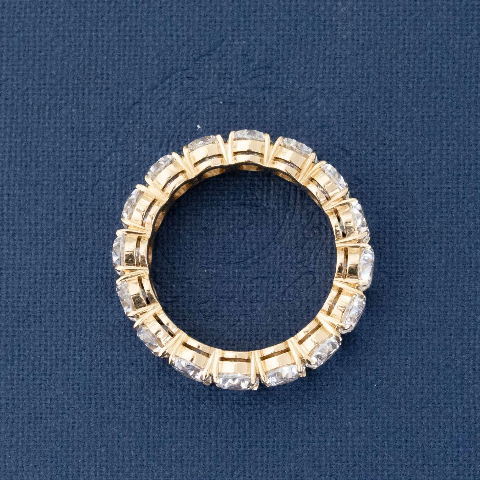 6.73ctw Oval Diamond Eternity Band