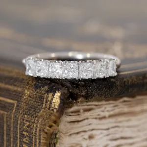 .78ctw Radiant Cut Diamond 7-Stone Band