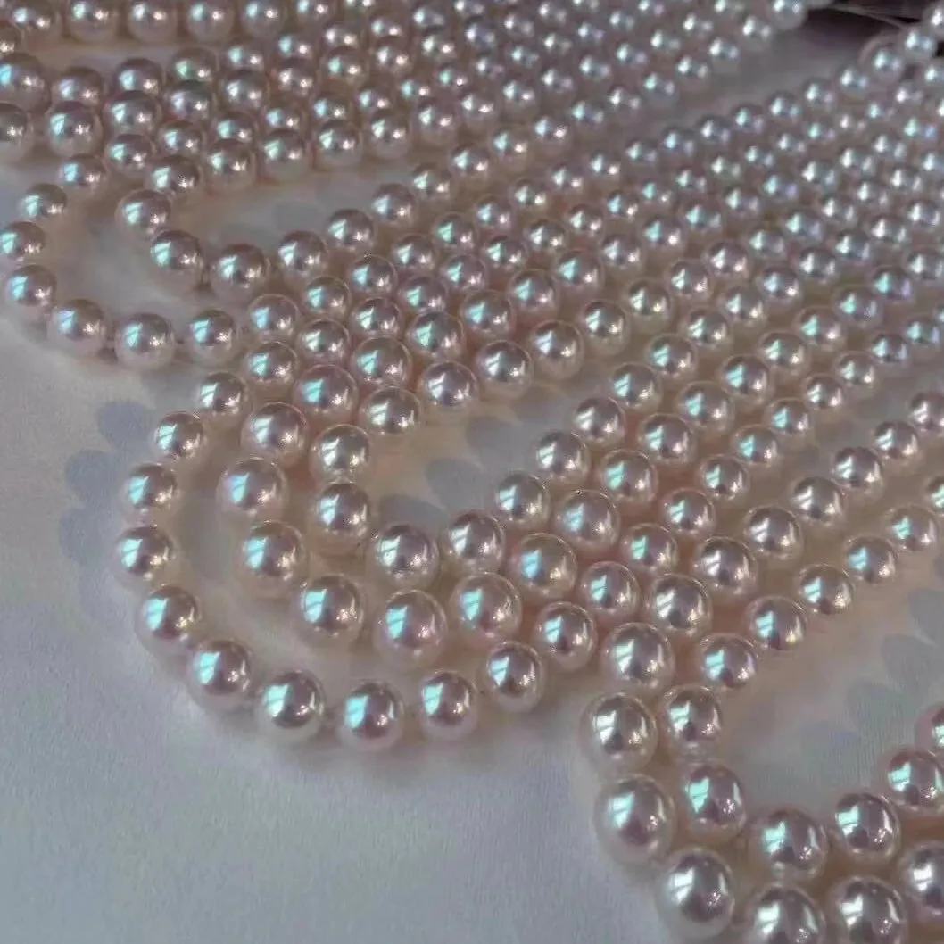 9.0-9.5 mm Japanese Akoya Cultured Pearl Necklace in White