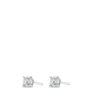 Absolute Kids Sterling Silver Tiny Crystal Stud Earrings