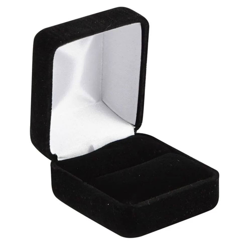 AKOS Men's Tungsten Carbide Ring With Horizontal Grooved Black Ceramic Center  8 mm