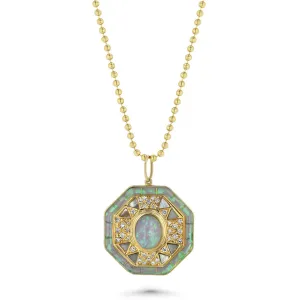 Alana Opal Charm Necklace