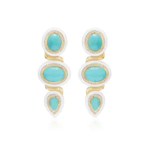 Amalfi Earrings in Sleeping Beauty