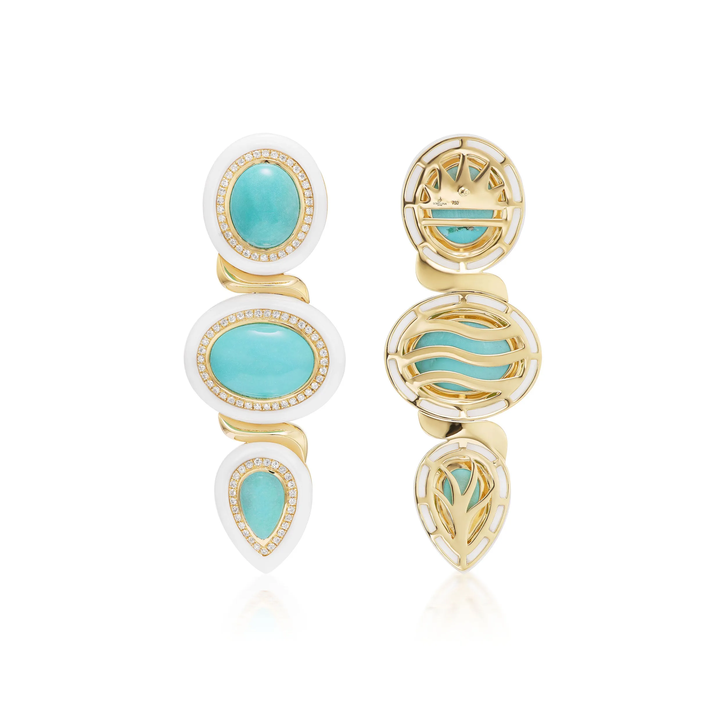 Amalfi Earrings in Sleeping Beauty