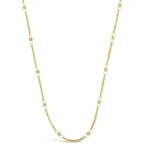 Amáli Silver Diamond Whisper Chain Necklace
