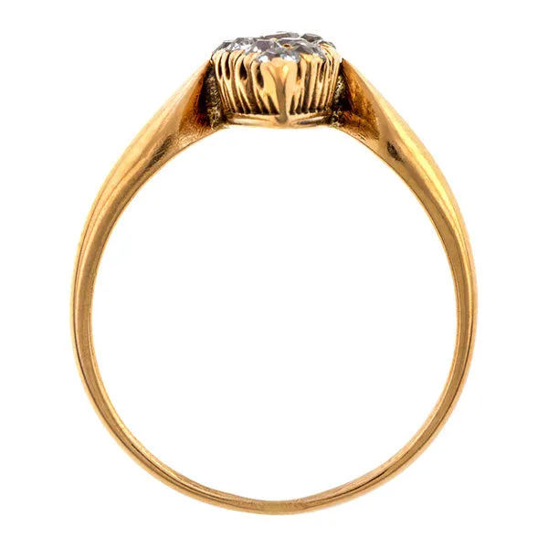 Antique Diamond Navette Ring