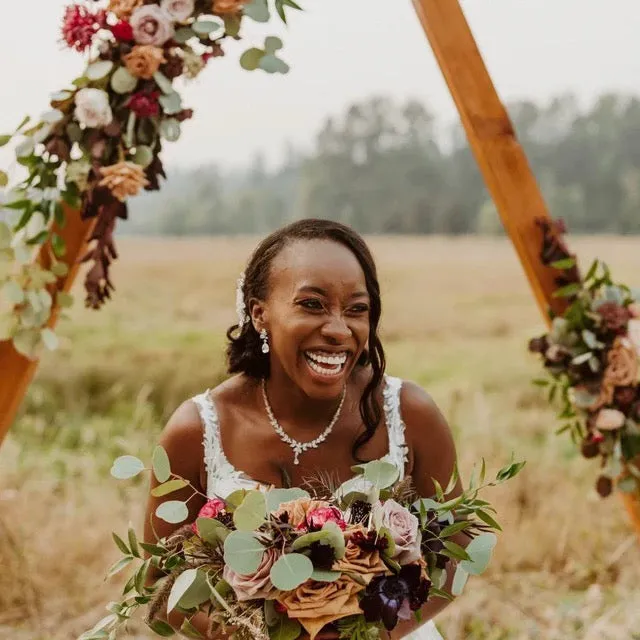 April - Crystal Bridal Earrings