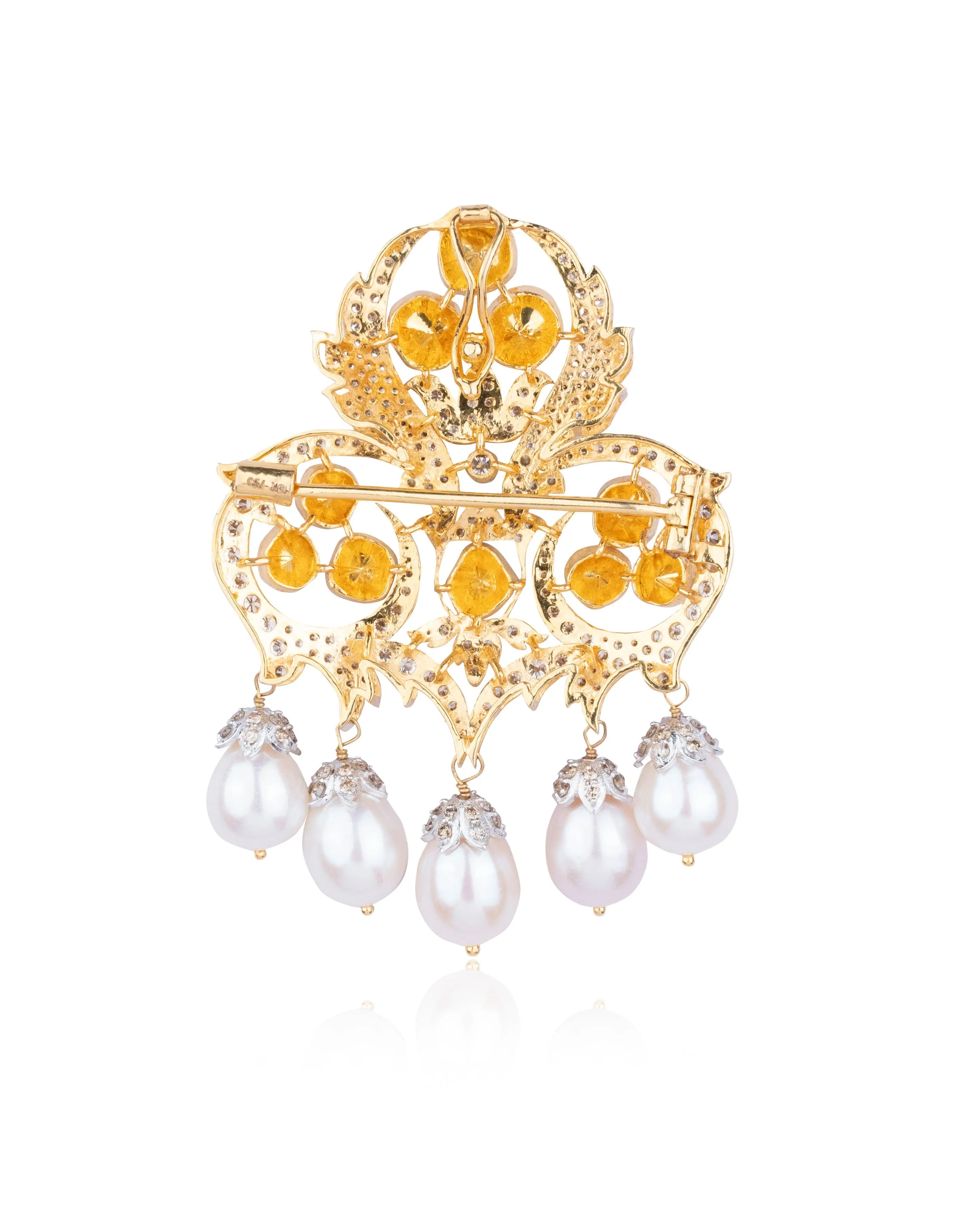 Arman Polki And Diamond Brooch