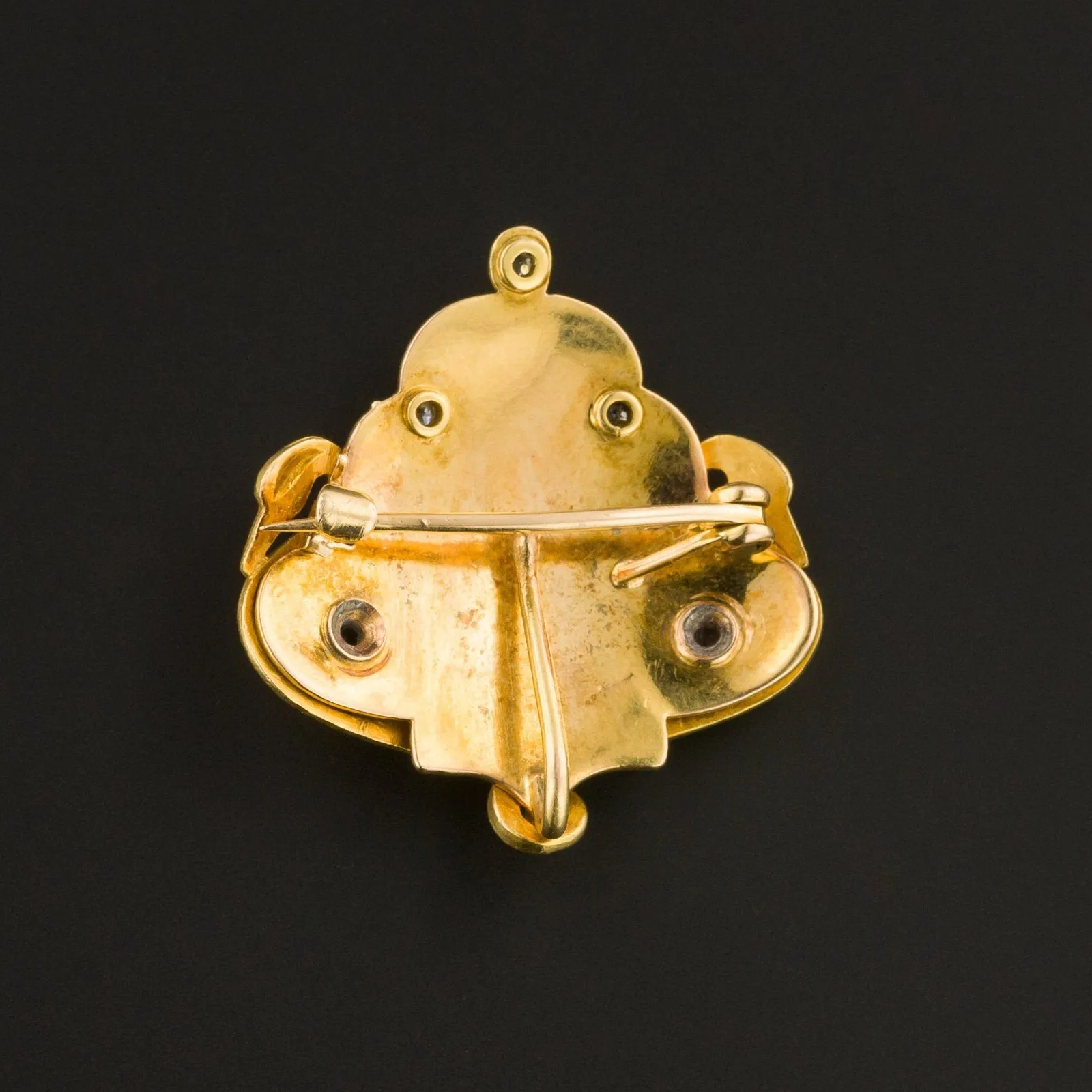 Art Nouveau Brooch | Enamel Brooch