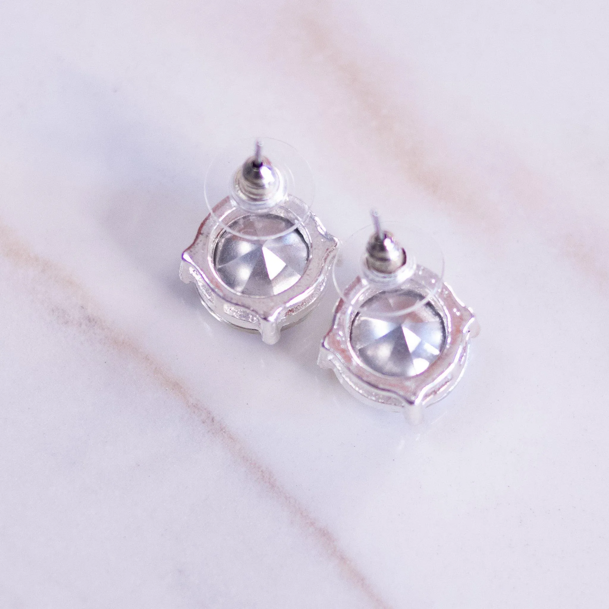 Aurora Borealis Crystal Stud Earrings