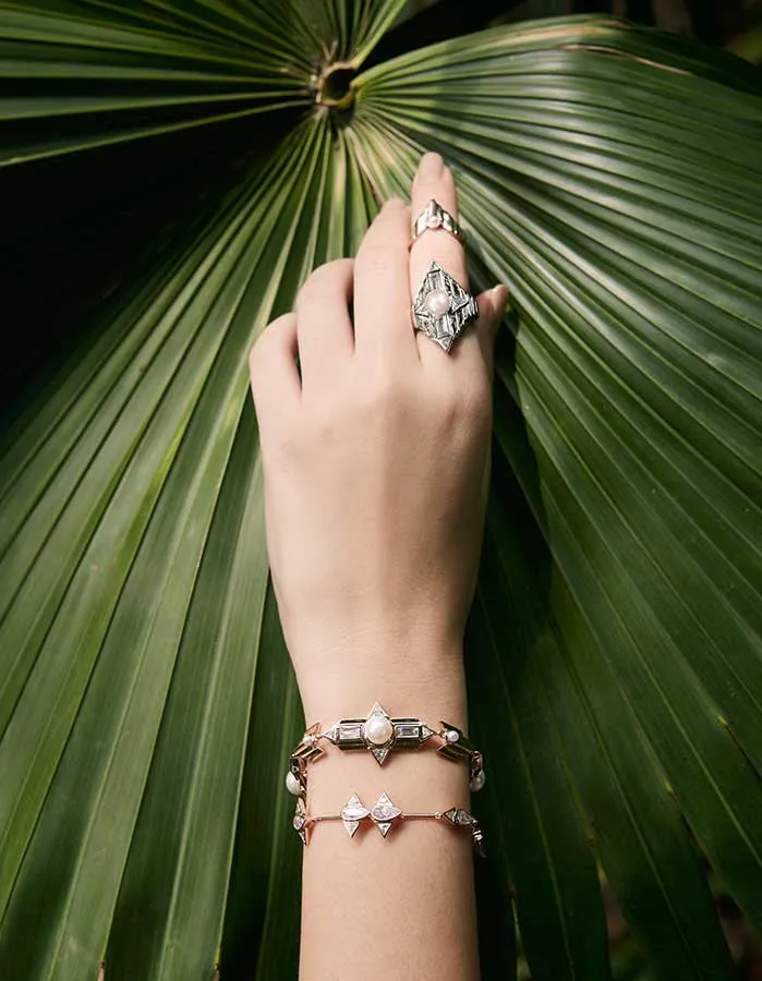 Babylon Upper Ring - Silver