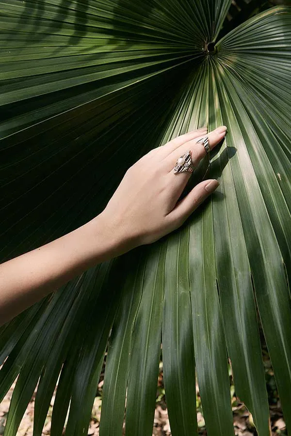 Babylon Upper Ring - Silver