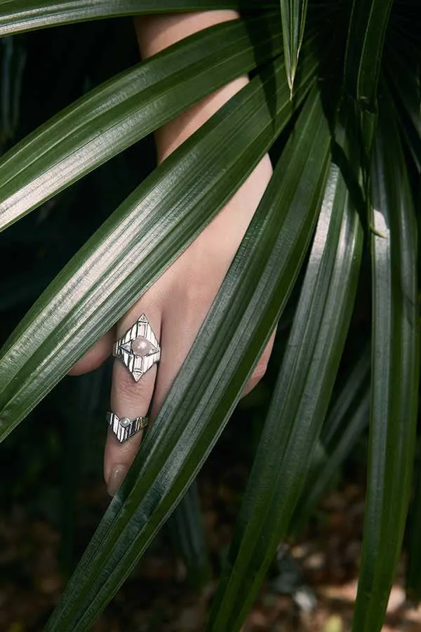 Babylon Upper Ring - Silver