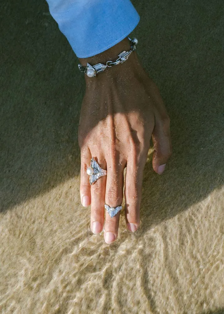 Babylon Upper Ring - Silver