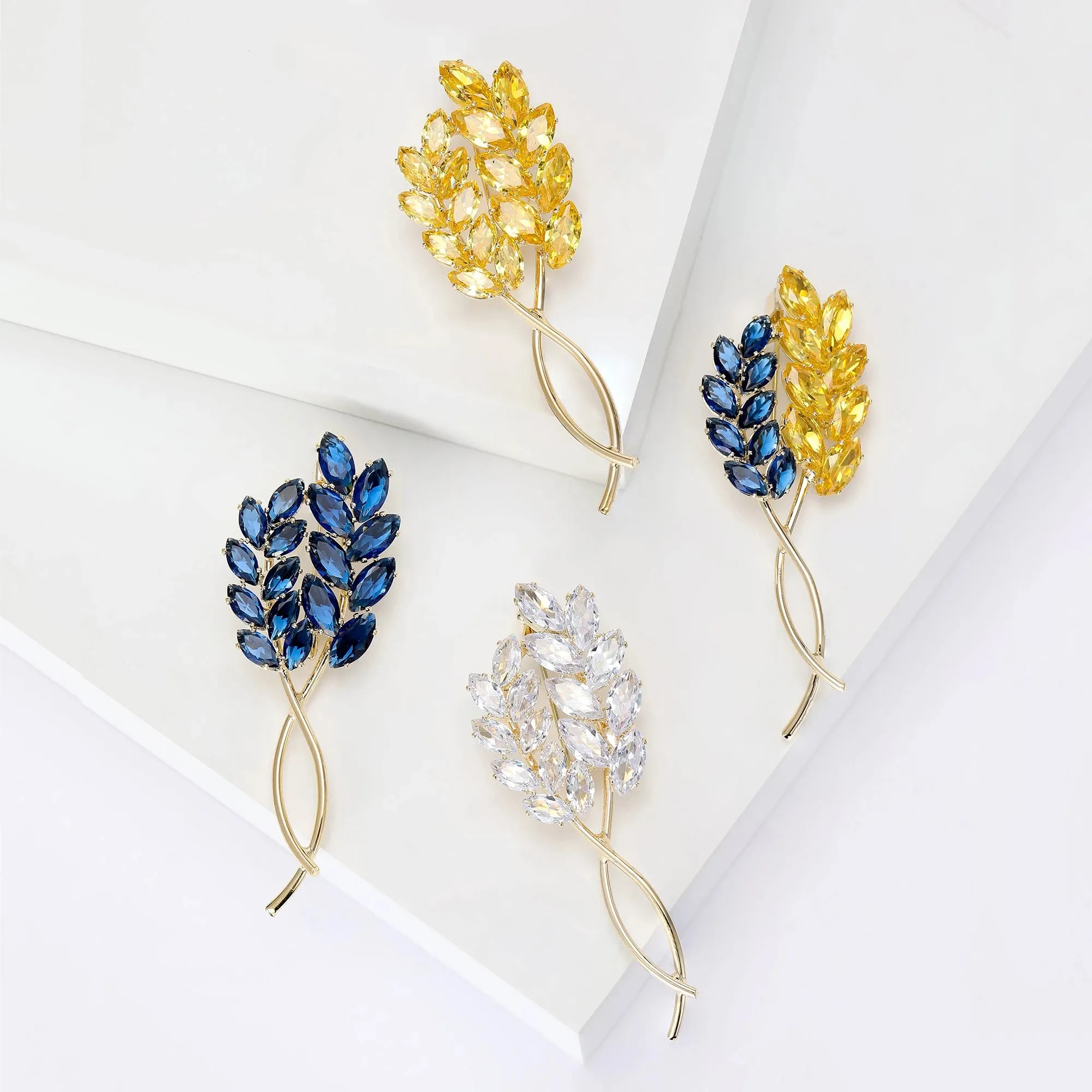 Beaut&Berry Ear of Wheat Brooches