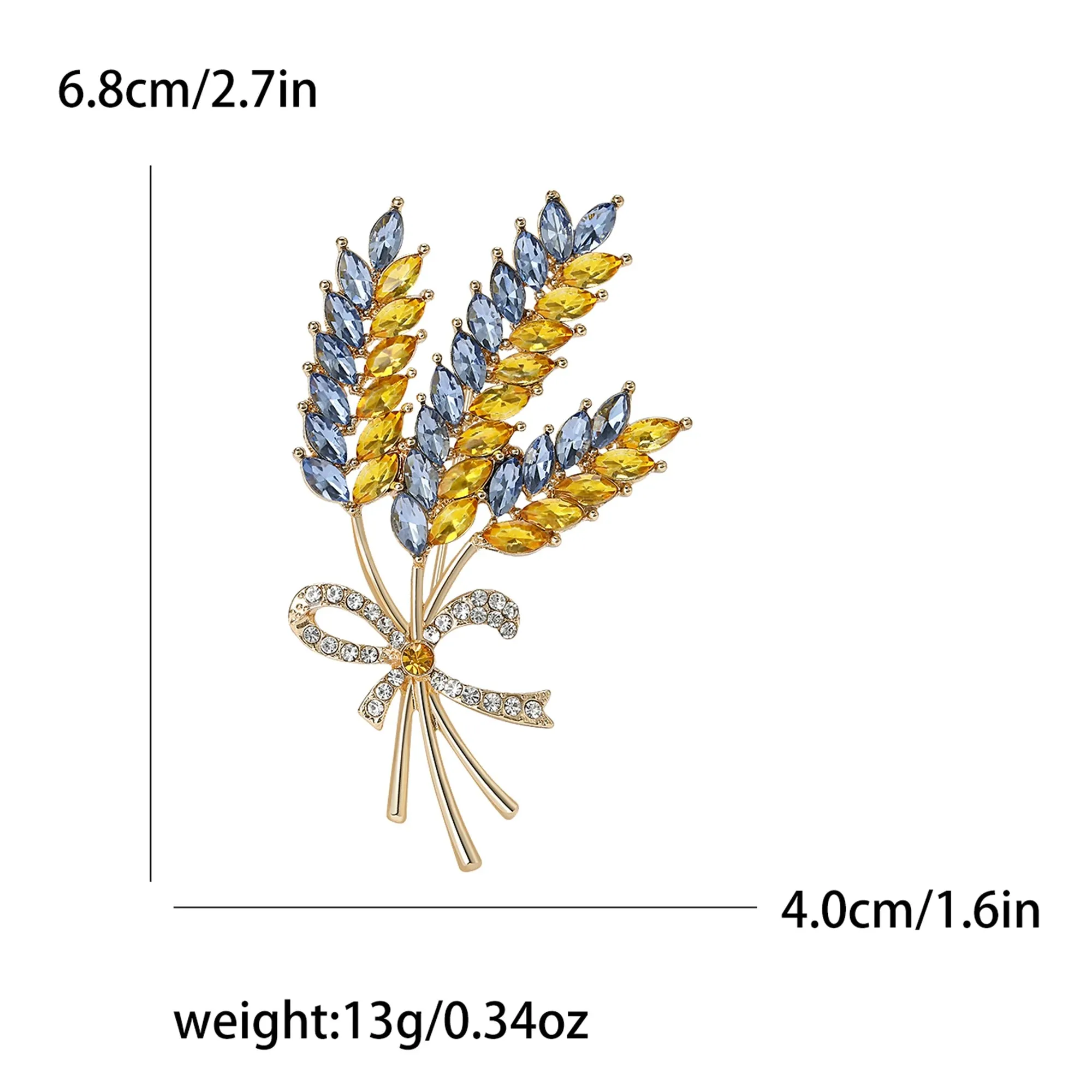 Beaut&Berry Ear of Wheat Brooches