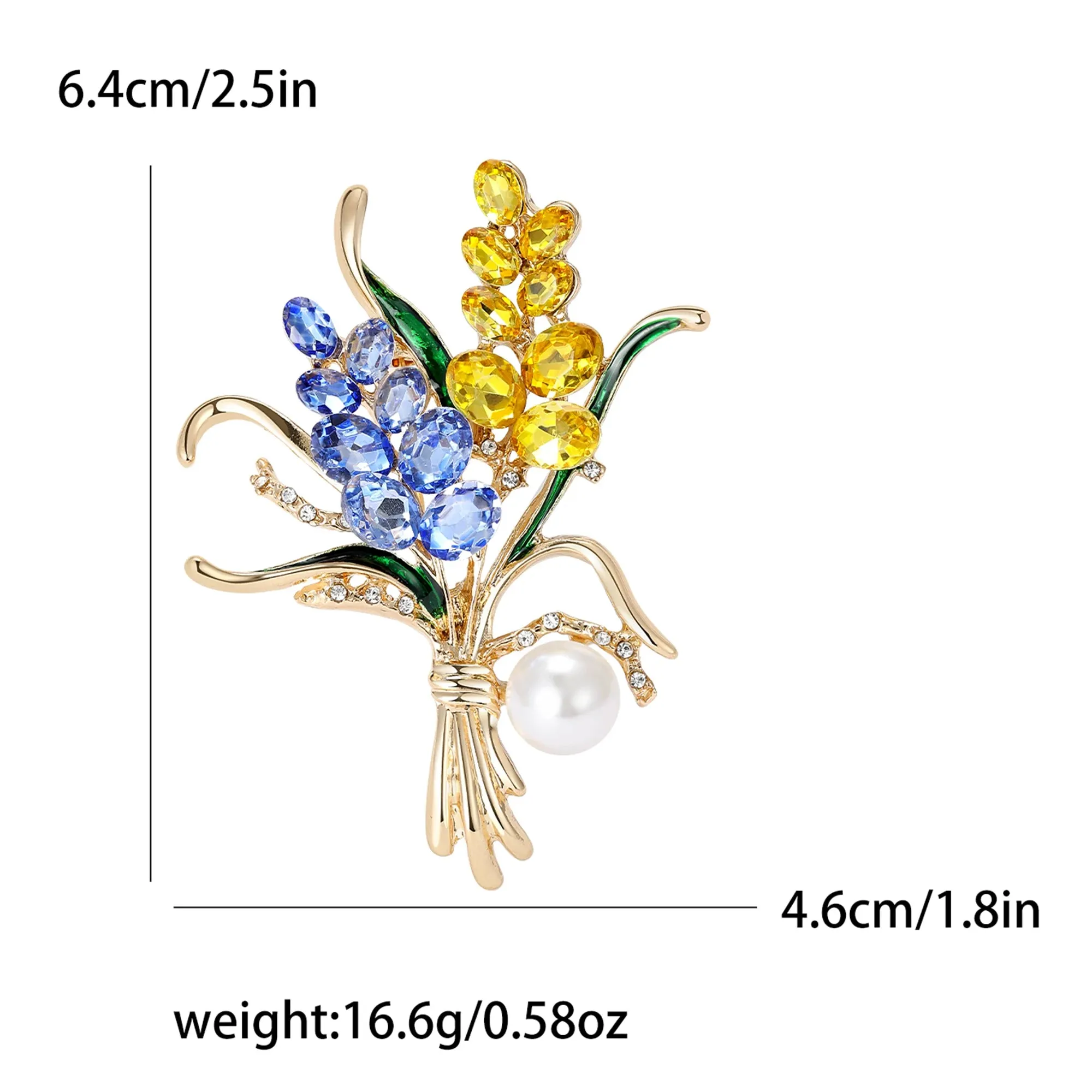Beaut&Berry Ear of Wheat Brooches