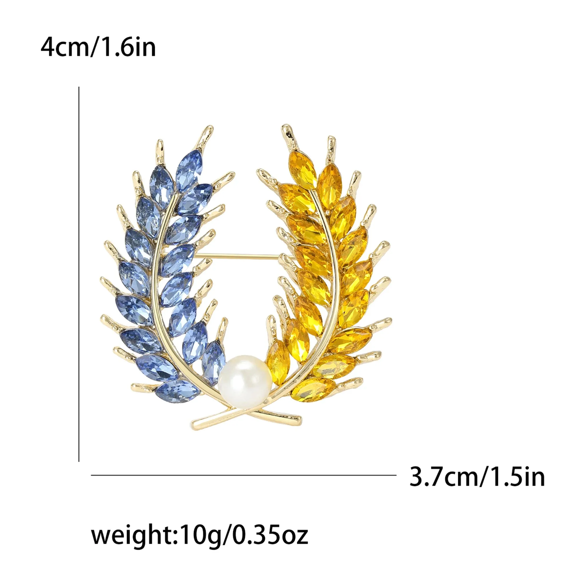 Beaut&Berry Ear of Wheat Brooches