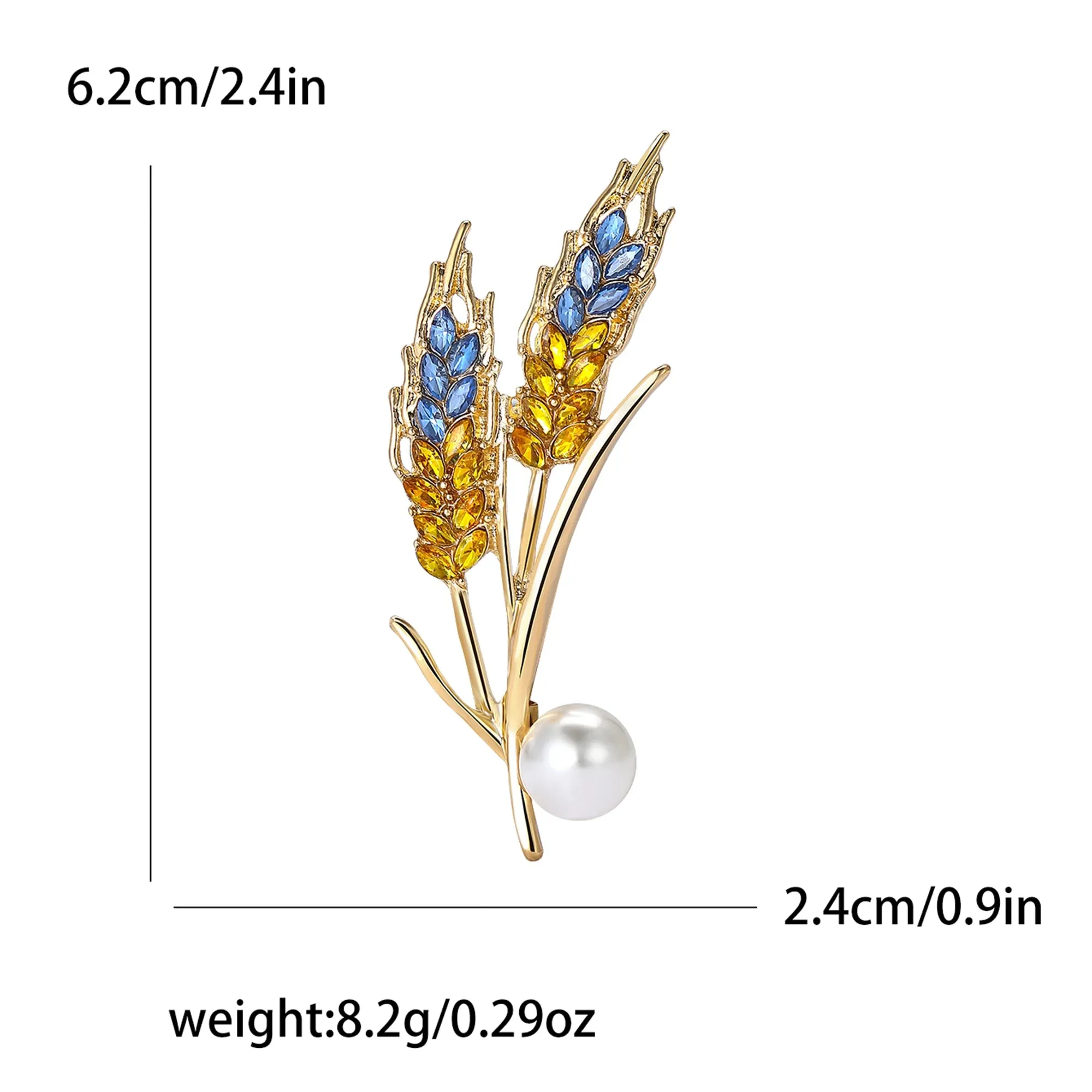 Beaut&Berry Ear of Wheat Brooches