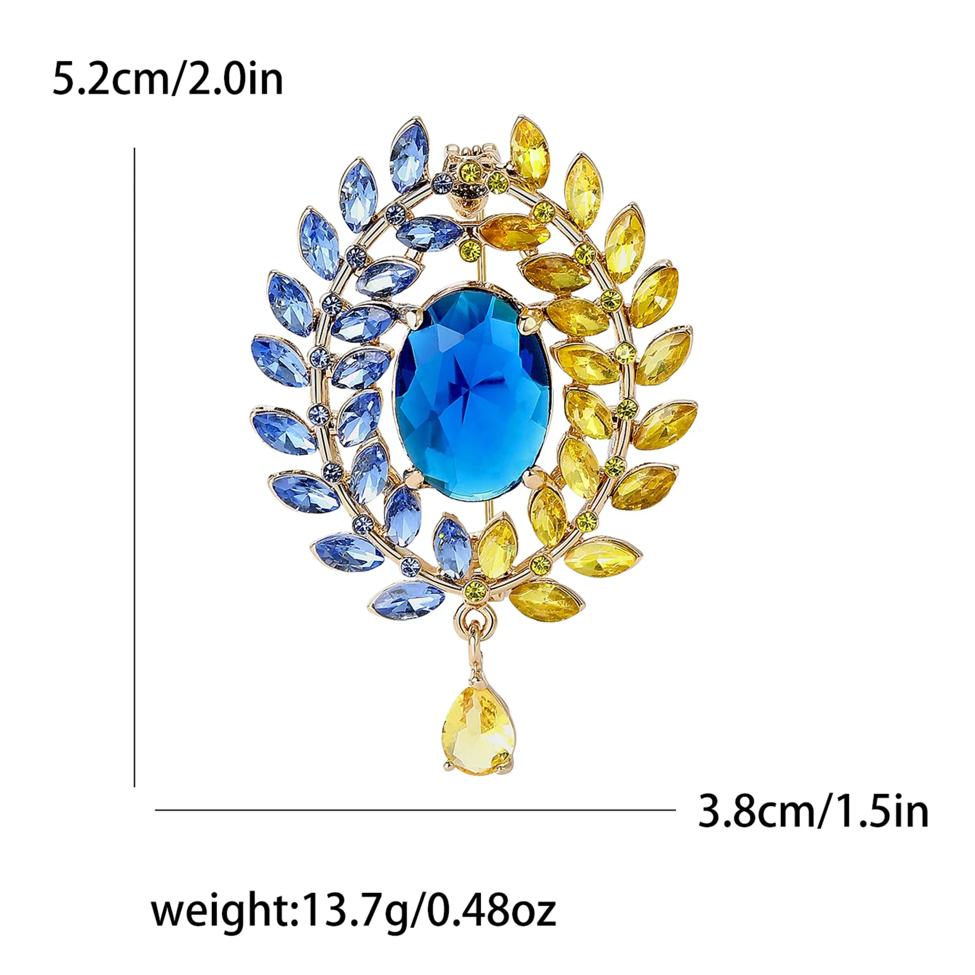 Beaut&Berry Ear of Wheat Brooches