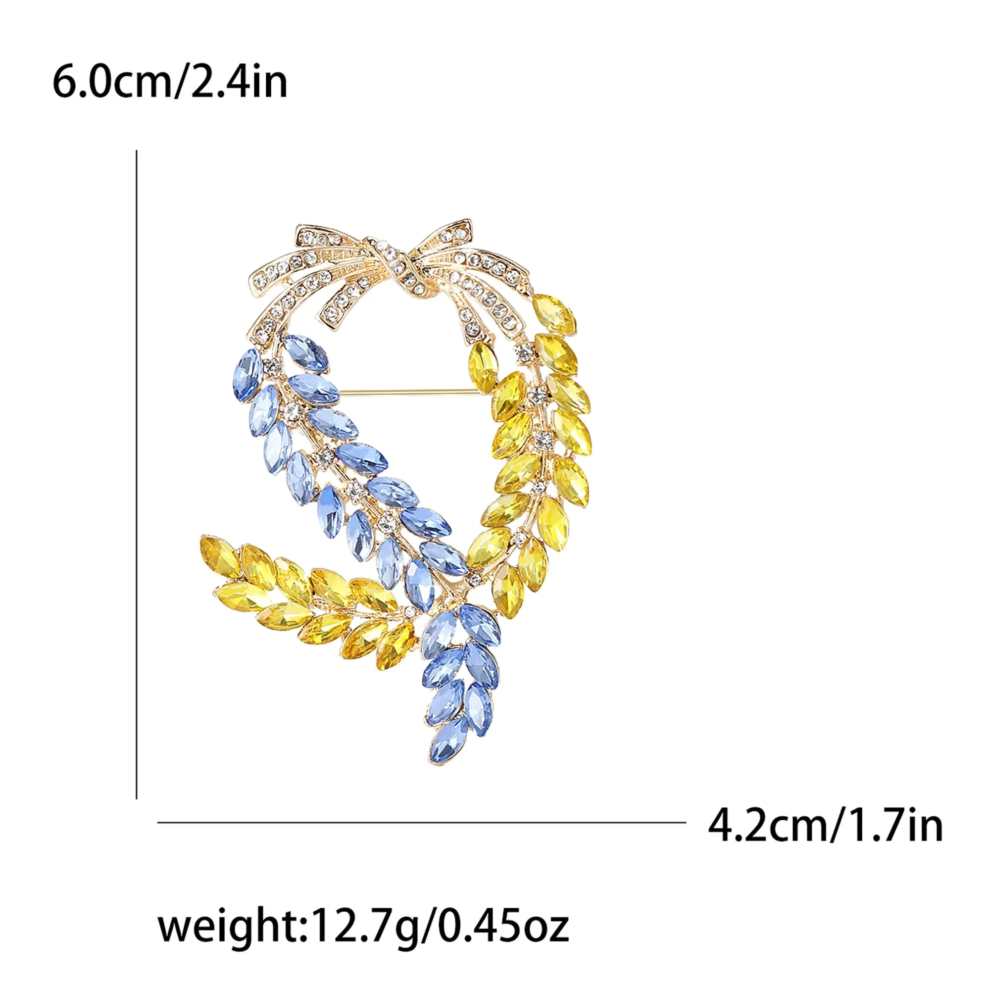 Beaut&Berry Ear of Wheat Brooches