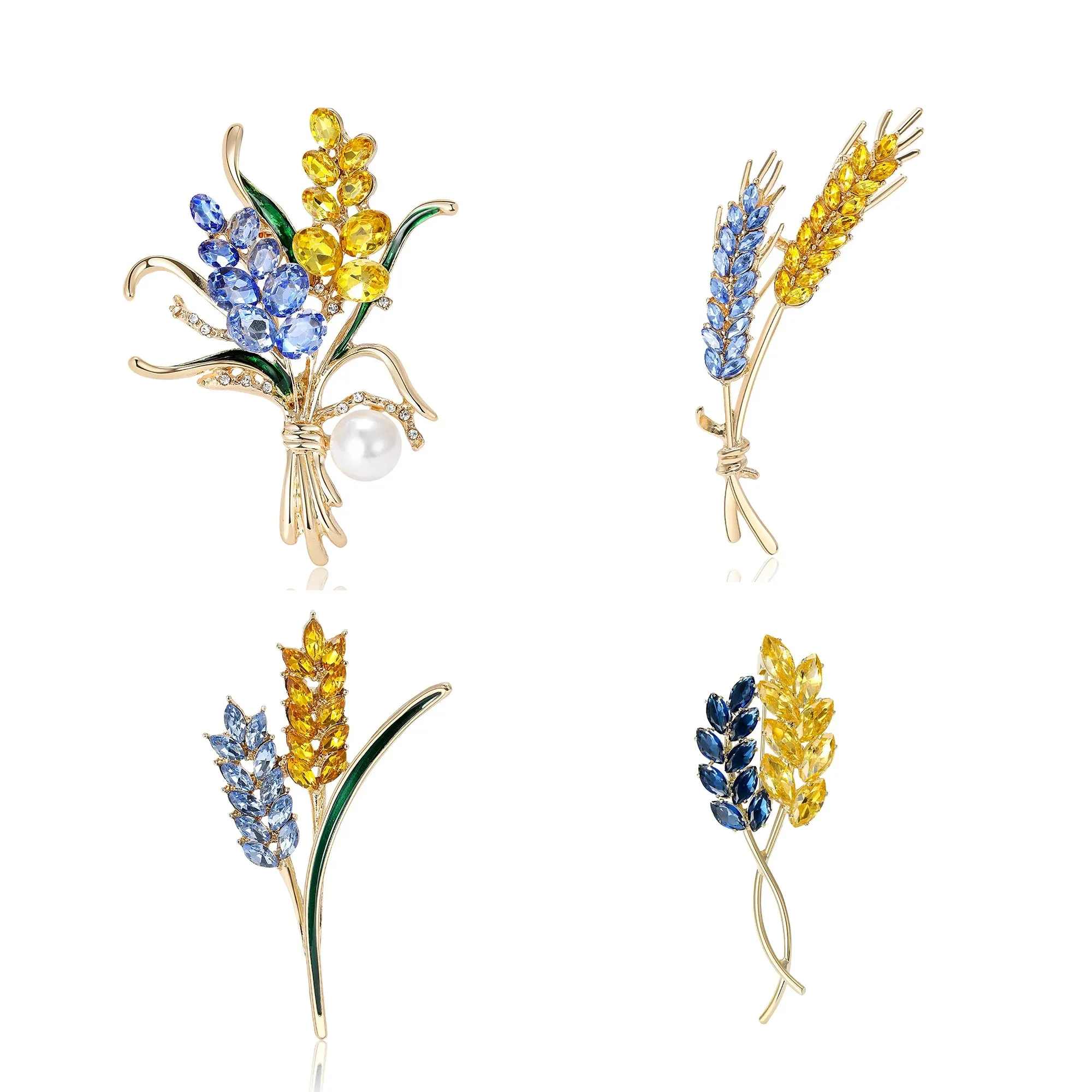 Beaut&Berry Ear of Wheat Brooches