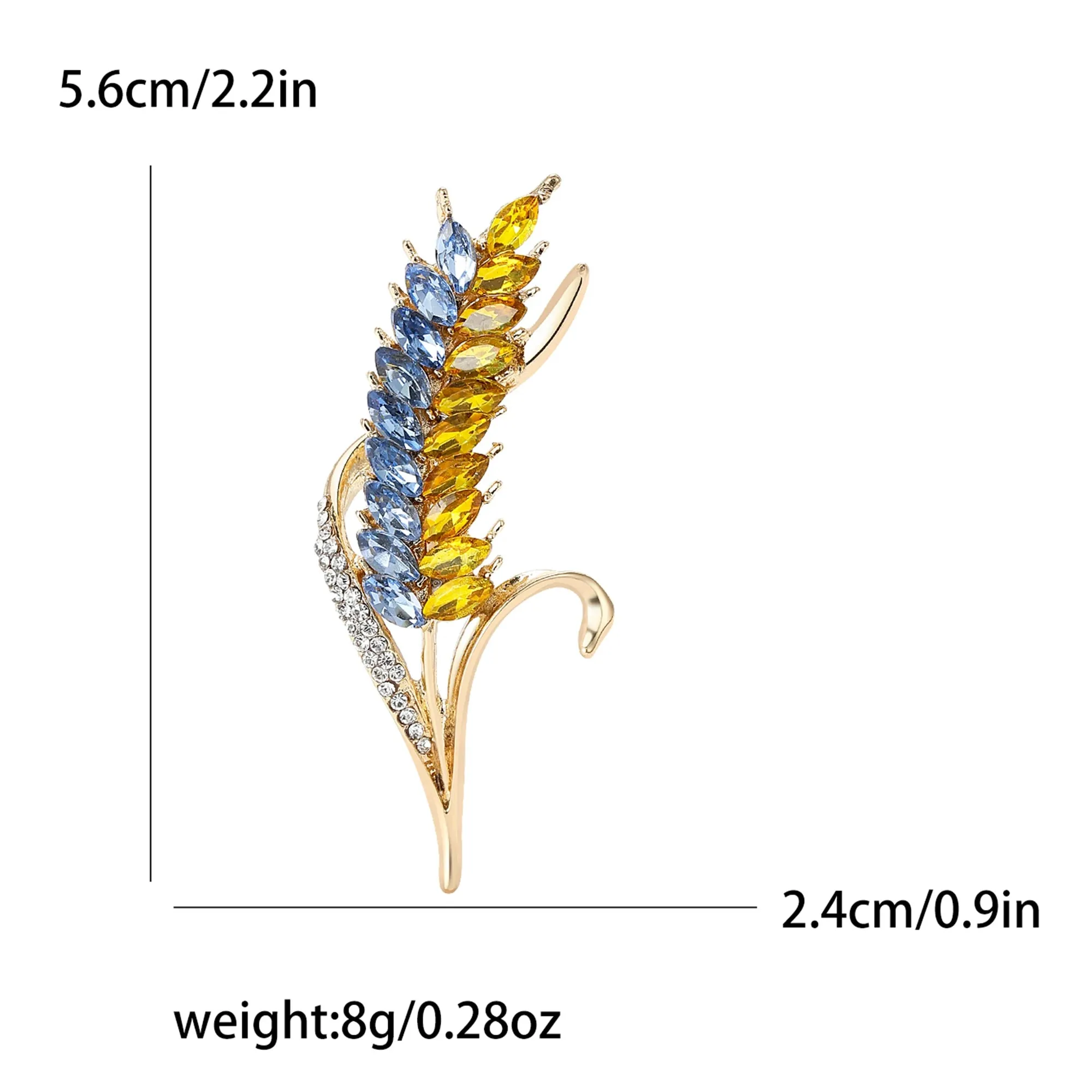 Beaut&Berry Ear of Wheat Brooches