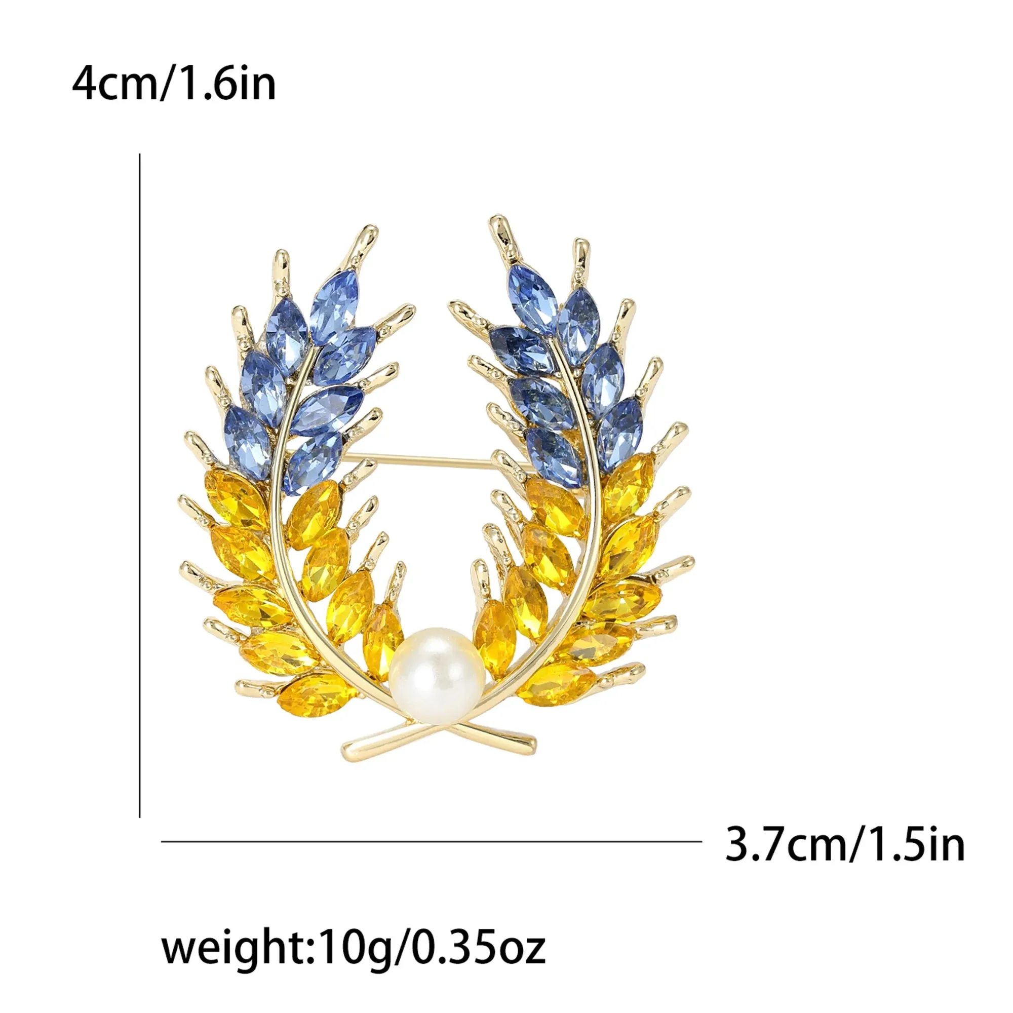 Beaut&Berry Ear of Wheat Brooches